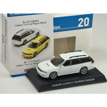 Subaru Legacy Touring 1996 White - skala 1:64 - Kyosho